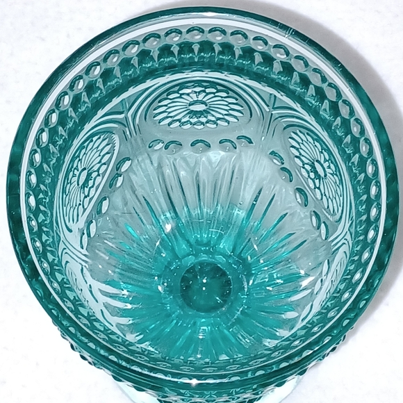 Single Pioneer Woman Adeline Turquoise Goblet - Picture 2 of 10